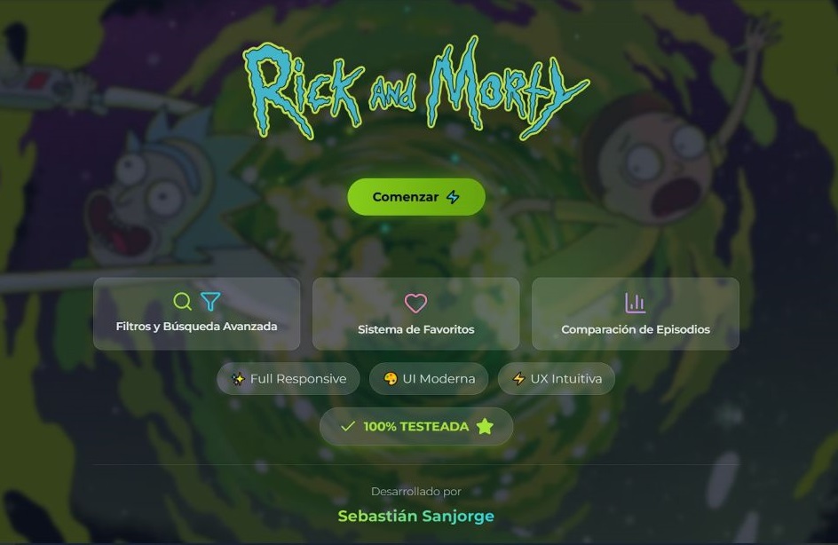 Rick and Morty UI Wiki